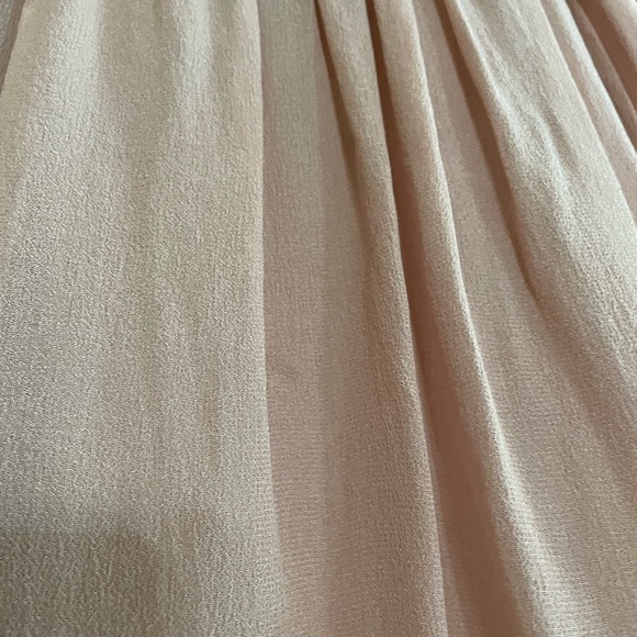 French Connection STUNNING Pink Dress w/ Deep Silver Sequined deep V neck, SZ 6 - Picture 16 of 16